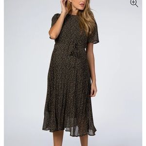 Brand new PinkBlush maternity pleated dress